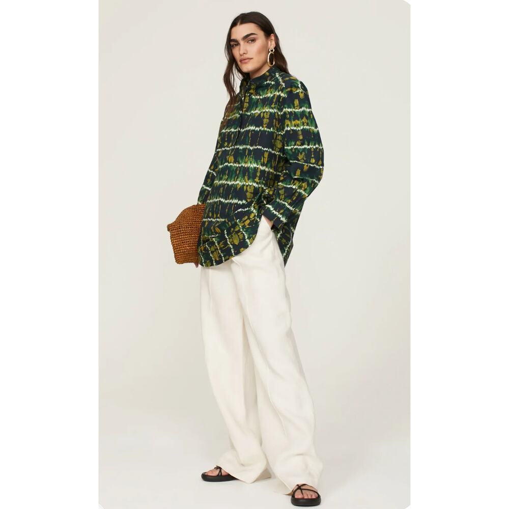 Altuzarra Amara Top in Green